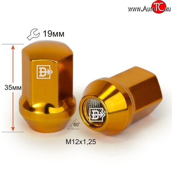 120 р. Колёсная гайка Вектор M12 1.25    с доставкой в г. Омск