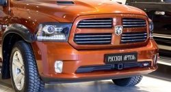 799 р. Реснички на фары RA  Dodge Ram  DJ, DS (2008-2012) (Неокрашенные)  с доставкой в г. Омск. Увеличить фотографию 2