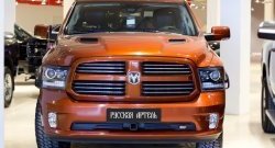 799 р. Реснички на фары RA  Dodge Ram  DJ, DS (2008-2012) (Неокрашенные)  с доставкой в г. Омск. Увеличить фотографию 1