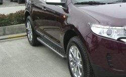 42 849 р. Пороги (рестайлинг) CT v2 Ford Edge U387 дорестайлинг (2006-2010)  с доставкой в г. Омск. Увеличить фотографию 3