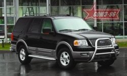 Защита переднего бампера Souz-96 (d76) Ford Expedition U222 (2002-2006)