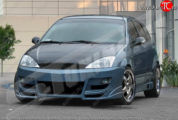 28 999 р. Передний бампер EVO 2 Ford Focus 1 седан рестайлинг (2001-2005)  с доставкой в г. Омск