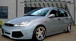 28 999 р. Передний бампер Golardo  Ford Focus  1 (1998-2005) седан дорестайлинг, универсал дорестайлинг, хэтчбэк 3 дв. дорестайлинг, хэтчбэк 5 дв. дорестайлинг, седан рестайлинг, универсал рестайлинг, хэтчбэк 3 дв. рестайлинг, хэтчбэк 5 дв. рестайлинг  с доставкой в г. Омск. Увеличить фотографию 1