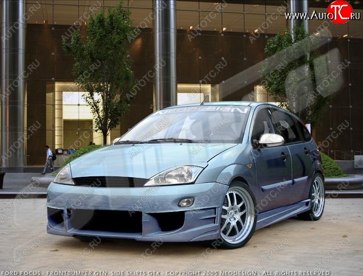 15 199 р. Пороги накладки ST1 Ford Focus 1 универсал дорестайлинг (1998-2002)  с доставкой в г. Омск