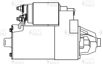 10 799 р. Стартер (V-1.8L/2.0L, 1,4кВт) STARTVOLT  Ford Focus (1), Mondeo  с доставкой в г. Омск. Увеличить фотографию 6