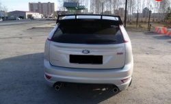 7 599 р. Накладка заднего бампера Loder 1899  Ford Focus  2 (2007-2011) хэтчбэк 3 дв. рестайлинг, хэтчбэк 5 дв. рестайлинг (Неокрашенная)  с доставкой в г. Омск. Увеличить фотографию 4