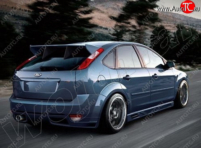 25 899 р. Задний бампер EVO Ford Focus 2 хэтчбэк 5 дв. рестайлинг (2007-2011)  с доставкой в г. Омск