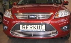 4 999 р. Декоративная вставка решетки радиатора Berkut  Ford Focus  2 (2007-2011) седан рестайлинг, универсал рестайлинг, хэтчбэк 3 дв. рестайлинг, хэтчбэк 5 дв. рестайлинг  с доставкой в г. Омск. Увеличить фотографию 1