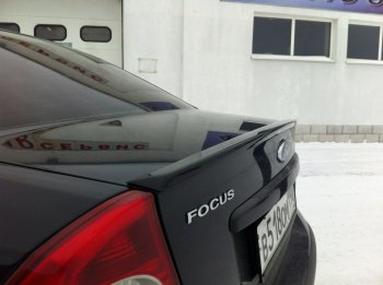 3 399 р. Лип спойлер АВТОКРАТ  Ford Focus  2 (2004-2011)  седан дорестайлинг, седан рестайлинг (Неокрашенный)  с доставкой в г. Омск. Увеличить фотографию 2