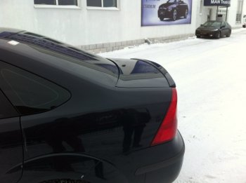 3 399 р. Лип спойлер АВТОКРАТ  Ford Focus  2 (2004-2011)  седан дорестайлинг, седан рестайлинг (Неокрашенный)  с доставкой в г. Омск. Увеличить фотографию 3