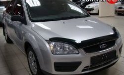 2 499 р. Дефлектор капота NovLine Ford Focus 2  седан дорестайлинг (2004-2008)  с доставкой в г. Омск. Увеличить фотографию 1