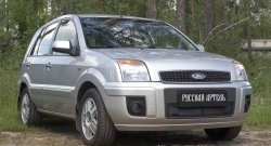 1 599 р. Защитная сетка решетки переднего бампера РА Ford Fusion 1  рестайлинг, хэтчбэк (2005-2012)  с доставкой в г. Омск. Увеличить фотографию 2