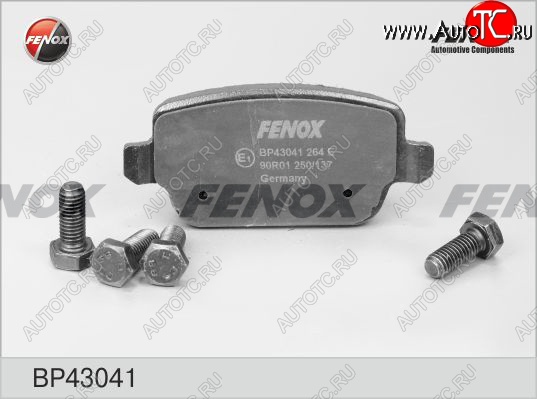 1 389 р. Колодка заднего дискового тормоза FENOX  Ford Galaxy  2 (2006-2010), Ford Kuga  1 (2008-2013), Ford Mondeo (2007-2010), Ford S-Max  1 (2006-2010), Land Rover Freelander  L359 (2006-2010), Volvo S80  AS60 седан (2006-2010)  с доставкой в г. Омск