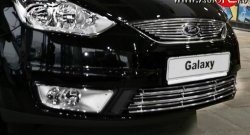 4 094 р. Декоративная вставка воздухозаборника Novline Ford Galaxy 2 дорестайлинг (2006-2010)  с доставкой в г. Омск. Увеличить фотографию 1