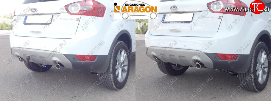 22 699 р. Фаркоп Aragon.(шар V) Ford Kuga 2 дорестайлинг (2013-2016)  с доставкой в г. Омск