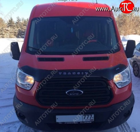 999 р. Дефлектор капота Russtal (вариант Б)  Ford Transit (2014-2022) цельнометаллический фургон  с доставкой в г. Омск