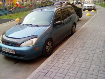 2 819 р. Пластиковые пороги Sport V2 Ford Focus 1 универсал дорестайлинг (1998-2002)  с доставкой в г. Омск. Увеличить фотографию 3