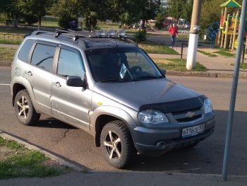 4 089 р. Экспедиционный багажник Лидер Chevrolet Niva 2123 рестайлинг (2009-2020)  с доставкой в г. Омск. Увеличить фотографию 7