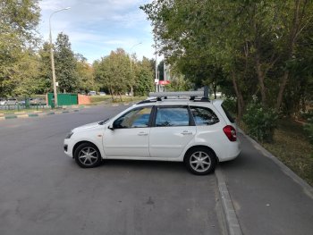 2 499 р. Багажная корзина Металл Дизайн Daihatsu Terios J100 дорестайлинг (1997-2000) (серебристая)  с доставкой в г. Омск. Увеличить фотографию 5