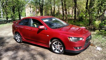 579 р. Реснички на фары Style Mitsubishi Lancer 10 седан дорестайлинг (2007-2010) (Неокрашенные)  с доставкой в г. Омск. Увеличить фотографию 7