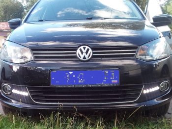 2 079 р. Разработка и создание уникальных дневных ходовых огней LED АвтоТК Volkswagen Up! хэтчбэк 3 дв. рестайлинг (2017-2020) (4 LED/модуль, Цвет свечения: холодный белый, Выключение ДХО при габаритах, Взамен ПТФ)  с доставкой в г. Омск. Увеличить фотографию 23