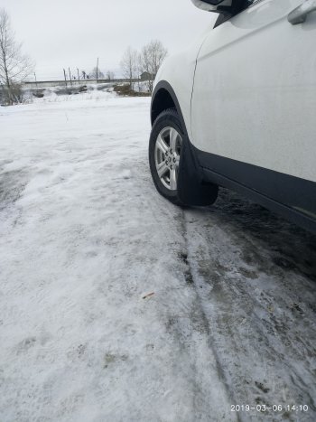 749 р. Универсальные передние брызговики (широкие) ПТП64 Uni4  Chevrolet Silverado GMTK2 пикап 4 дв. дорестайлинг (2012-2015)  с доставкой в г. Омск. Увеличить фотографию 13