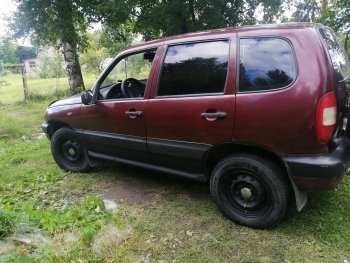 1 069 р. Пороги накладки Autodemic Chevrolet Niva 2123 дорестайлинг (2002-2008) (Текстурная поверхность)  с доставкой в г. Омск. Увеличить фотографию 7