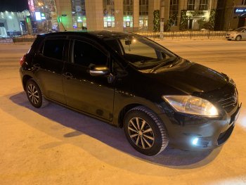 1 759 р. Дефлектор капота CA-Plastiс  Toyota Auris  E150 (2010-2012) хэтчбэк 5 дв. рестайлинг (Classic черный, Без надписи)  с доставкой в г. Омск. Увеличить фотографию 4