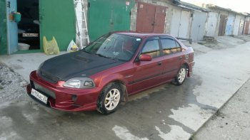 7 299 р. Передний бампер VeilSide Honda Civic EJ,EK,EM седан дорестайлинг (1995-1998) (кузов: седан)  с доставкой в г. Омск. Увеличить фотографию 9