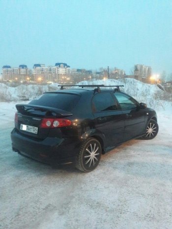 2 569 р. Пороги накладки Атланта  Chevrolet Lacetti  хэтчбек (2002-2013) (Неокрашенные)  с доставкой в г. Омск. Увеличить фотографию 5