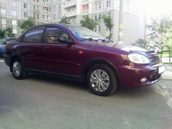 1 969 р. Комплект порогов Дельта  Chevrolet Lanos ( T100,  T150,  седан) (1997-2017), Daewoo Sense  Т100 (1997-2008), ЗАЗ Chance ( седан,  хэтчбэк) (2009-2017), ЗАЗ Sens ( седан,  хэтчбэк) (2007-2017) (Неокрашенные)  с доставкой в г. Омск. Увеличить фотографию 7