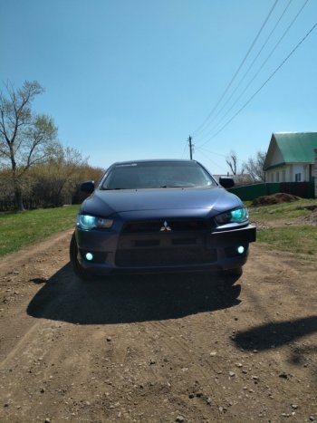 689 р. Центральные воздуховоды Evo на автомобиль Mitsubishi Lancer 10 хэтчбек 5 дв рестайлинг (2011-2017)  с доставкой в г. Омск. Увеличить фотографию 5