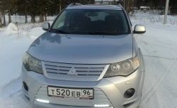 2 849 р. Накладка переднего бампера Sport Mitsubishi Outlander XL (CW)  дорестайлинг (2005-2009) (Неокрашенная)  с доставкой в г. Омск. Увеличить фотографию 8