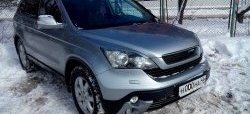 1 299 р. Реснички Sport на фары  Honda CR-V  RE1,RE2,RE3,RE4,RE5,RE7 (2007-2010) дорестайлинг (Неокрашенные)  с доставкой в г. Омск. Увеличить фотографию 2