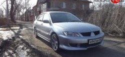 849 р. Комплект широких ресничек Evo V2 Mitsubishi Lancer 9 1-ый рестайлинг седан (2003-2005) (Неокрашенные)  с доставкой в г. Омск. Увеличить фотографию 4