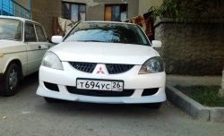 5 499 р. Накладка переднего бампера M-VRS Mitsubishi Lancer 9 1-ый рестайлинг седан (2003-2005) (Неокрашенная)  с доставкой в г. Омск. Увеличить фотографию 4