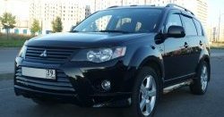 2 849 р. Накладка переднего бампера Sport Mitsubishi Outlander XL (CW)  дорестайлинг (2005-2009) (Неокрашенная)  с доставкой в г. Омск. Увеличить фотографию 12