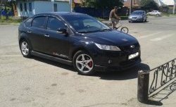 2 679 р. Пороги накладки Снайпер Ford Focus 2 седан рестайлинг (2007-2011) (Неокрашенные)  с доставкой в г. Омск. Увеличить фотографию 2