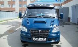 3 519 р. Пластиковый капот Super-Sport ГАЗ ГАЗель 3221,Бизнес 2-ой рестайлинг автобус (2010-2024) (Неокрашенный)  с доставкой в г. Омск. Увеличить фотографию 2