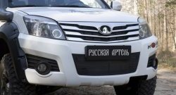 2 279 р. Защитная сетка решетки переднего бампера РА Great Wall Hover H3  дорестайлинг (2010-2014)  с доставкой в г. Омск. Увеличить фотографию 3