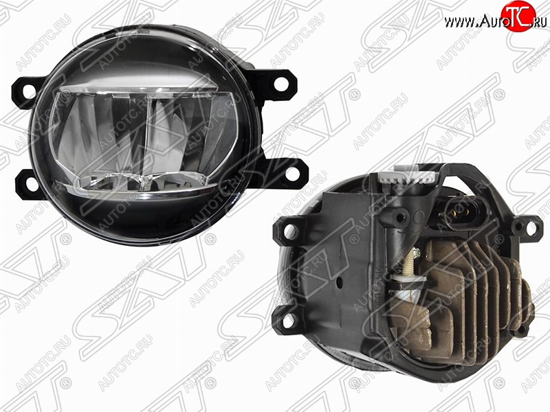 1 429 р. Левая противотуманная фара SAT (LED) Toyota Belta/Yaris XP90 седан (2005-2012)  с доставкой в г. Омск