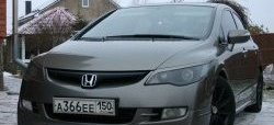 639 р. Реснички на фары Style Honda Civic FD седан дорестайлинг (2005-2008) (Неокрашенные)  с доставкой в г. Омск. Увеличить фотографию 1