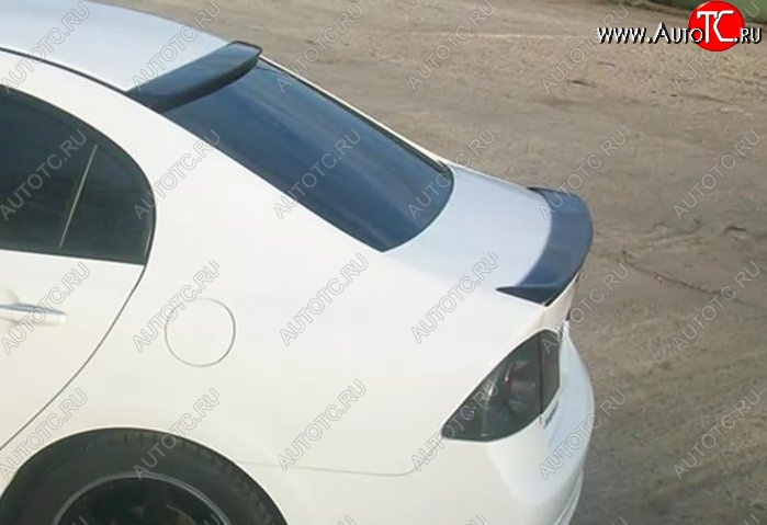 3 299 р. Лип спойлер Tuning-Sport Honda Civic FD седан дорестайлинг (2005-2008) (Неокрашенный)  с доставкой в г. Омск