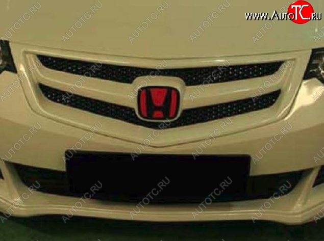 5 399 р. Решётка радиатора Sport Style Honda Accord CU седан дорестайлинг (2008-2011) (Неокрашенная)  с доставкой в г. Омск