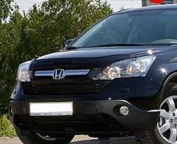 2 699 р. Дефлектор капота NovLine  Honda CR-V  RE1,RE2,RE3,RE4,RE5,RE7 (2007-2010) дорестайлинг  с доставкой в г. Омск. Увеличить фотографию 1