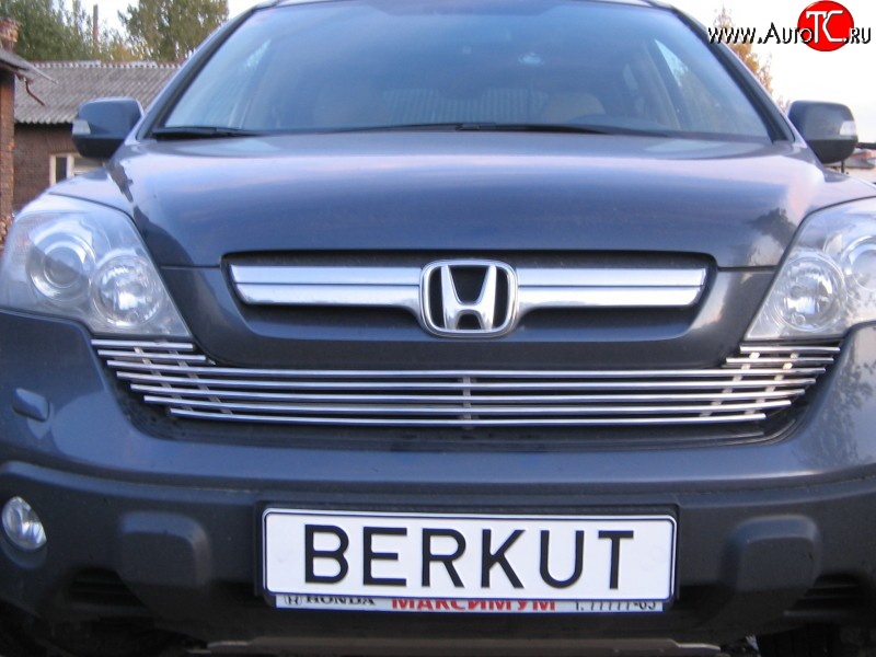 5 999 р. Декоративная вставка решетки радиатора Berkut Honda CR-V RE1,RE2,RE3,RE4,RE5,RE7 рестайлинг (2009-2012)  с доставкой в г. Омск