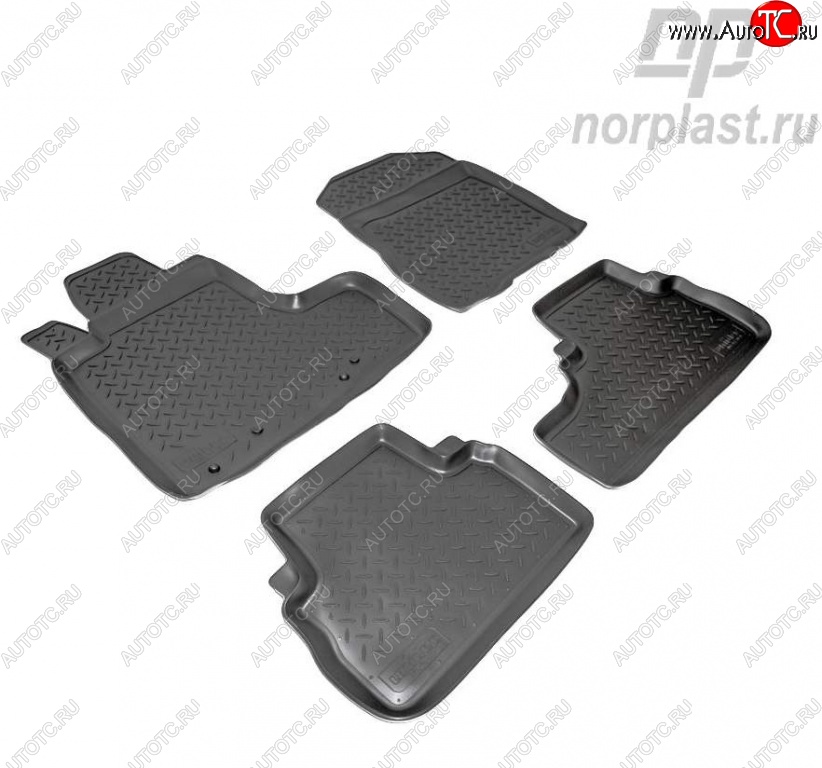 2 199 р. Комплект салонных ковриков Norplast  Honda CR-V  RE1,RE2,RE3,RE4,RE5,RE7 (2007-2012) дорестайлинг, рестайлинг  с доставкой в г. Омск