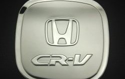 949 р. Накладка на лючок бензобака СТ Honda CR-V RM1,RM3,RM4 дорестайлинг (2012-2015)  с доставкой в г. Омск. Увеличить фотографию 2