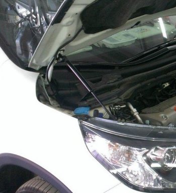 3 679 р. Упоры капота Pomogator  Honda CR-V  RM1,RM3,RM4 (2012-2015) дорестайлинг  с доставкой в г. Омск. Увеличить фотографию 3