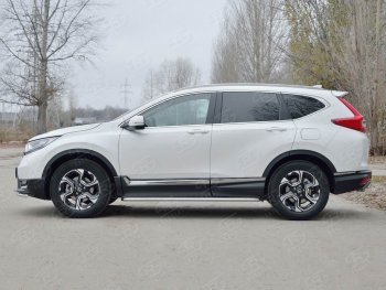 30 999 р. Широкая защита порогов SLITKOFF v3  Honda CR-V  RW,RT (2016-2020) дорестайлинг  с доставкой в г. Омск. Увеличить фотографию 3